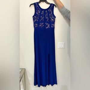 Morgan & Co. Royal Blue Lace Dress